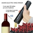 thumbnail image 3 of AIKARO Sacacorchos Electrónico Automático Abridor de Botellas de Vino Eléctrico, Funciona con Pilas (Conjunto con Base), 3 of 7