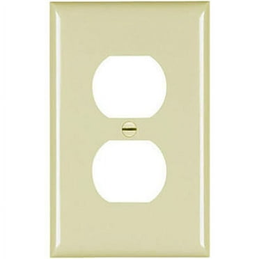 Pass & Seymour TPJ8ICC70 Nylon Wall Plate, 1 Gang, Ivory