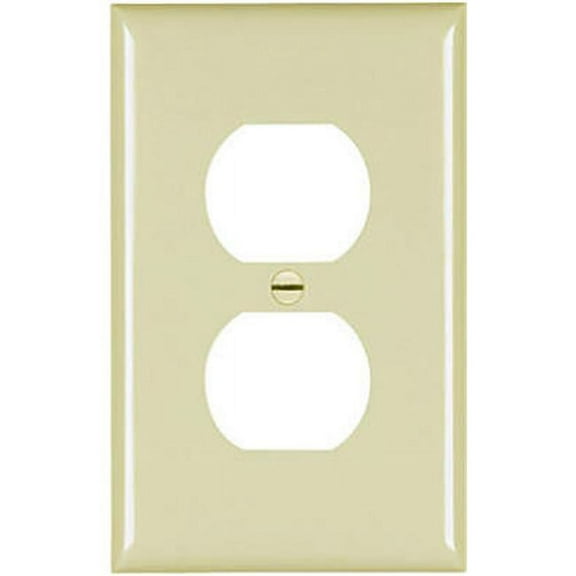 Pass & Seymour TPJ8ICC70 Nylon Wall Plate, 1 Gang, Ivory