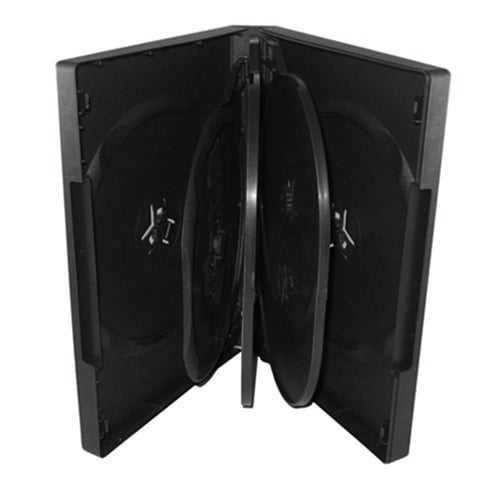CheckOutStore 25 Black 7 Disc DVD Cases by
