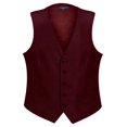 thumbnail image 1 of Gioberti - Chaleco formal para hombre, color burdeos, talla 4XL, 1 of 5