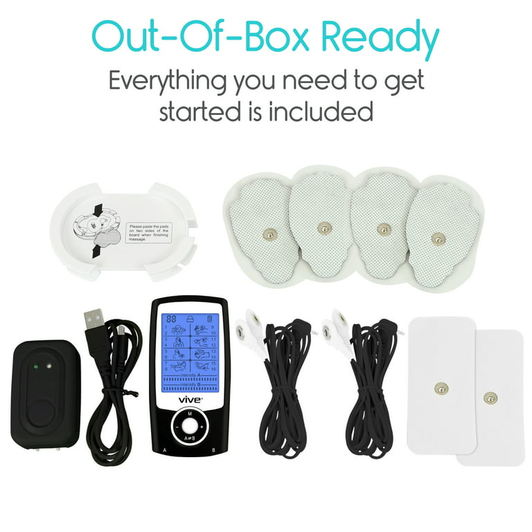 TENS Unit Muscle Stimulator for Pain Relief - Coupon Code CPUC68CQ + 30%  Clip Coupon - Rechargeable TENS EMS Machine of Electric Stimulator Physical  Therapy with 24 Modes, 10 Electrode Pads and