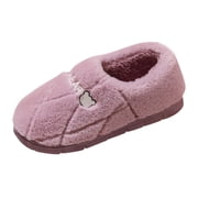 NOKIO Women's Slipper Comfortable Warm S ip On Slides Memory F m House Slippers Lightweight Fuzzy Bedroom Shoes with Non-S ip Sole, Winter Closed Back Slipper for Indoor and Outdoor
