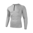 thumbnail image 6 of Admvng Men's Shirt Long Sleeve Casual Sports Gym Workout Fitness Tops, 6 of 6