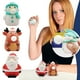 thumbnail image 1 of Fiudx Liquidación de ofertas flash Tres juntos muñeco de nieve navideño, Papá Noel, juguetes navideños para escupir y presionar, juguetes de descompresión, 1 of 7