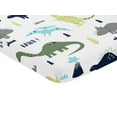 thumbnail image 2 of Mod Dinosaur Mini Fitted Crib Sheet by Sweet Jojo Designs, 2 of 4