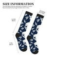 thumbnail image 2 of Lsque white arrow Skull Pattern Sport Compression Socks for Men & Women 15-20 mmHg Knee High Nurse Pregnant Running Medical and Travel Athletic, 2 of 6