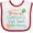 White and Red, variant on Inktastic Vet Tech Veterinary Technician Like Mommy Boys or Girls Baby Bib