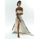 thumbnail image 4 of Vestido de fiesta sexy con abertura brillante para mujer de primavera y verano, 4 of 5