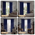 thumbnail image 4 of Blackout Blackout Cortinas, Juego de Cortinas de 2 Piezas para Recámara y Sala de Estar 42x84 Pulgadas, Cortinas Térmicas Aislantes Que Oscurecen la Habitación con Ojales, Reducción de Ruido y Bloque, 4 of 7