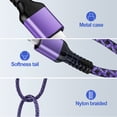 thumbnail image 5 of Compatible with iPhone Charger Cable Fast Charging AILKIN 3Pack Charger Block with 6ft Cord Charging Block Plug Power USB Wall Charger Adapter Compatible with iPhone 14/13/12/11,Multicolor, 5 of 8