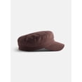 thumbnail image 2 of No Boundaries Women's Corduroy Baker Boy Hat, Chocolate, 2 of 3