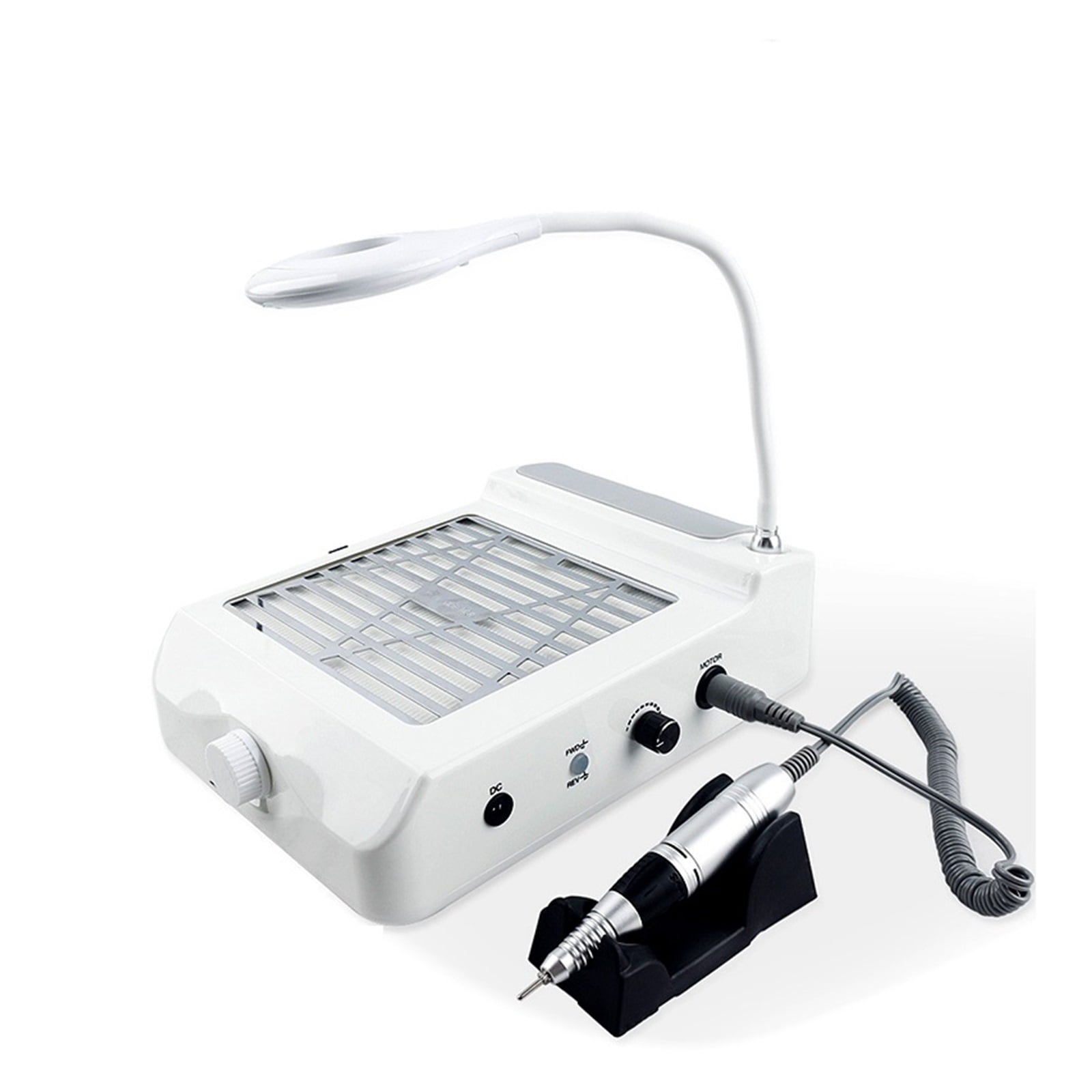 108W Electric Nail Drill Machine 30000 RPM Nail Dust Vacuum Cleaner LED Lighting 54 LED UV Lamp 6 In 1 Electric Nail File