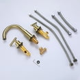 thumbnail image 4 of Dual Handle Deck Mounted Bathroom Widespread Faucet, 4 of 5