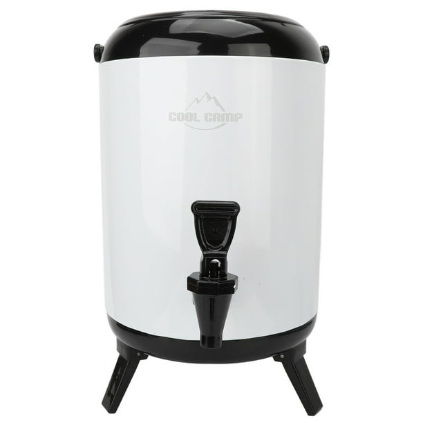 Large Beverage Dispenser 8L Stainless Steel Thermal Insulation Safe