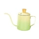 thumbnail image 3 of 600 ml de cuello de cisne vertido sobre el café hervidor de agua Café de goteo 8.7x9.8 cm de largo Supo estrecho de acero inoxidable con estilo Gradiente verde, 3 of 8