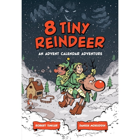 Pre-Owned 8 Tiny Reindeer: An Advent Calendar Adventure (Hardcover) 152530464X 9781525304644