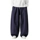 thumbnail image 1 of Pantalones largos, pantalones casuales para hombre, pantalones holgados y de pierna ancha, pantalones vaqueros, pantalones casuales, pantalones de pierna recta para hombre, 1 of 8