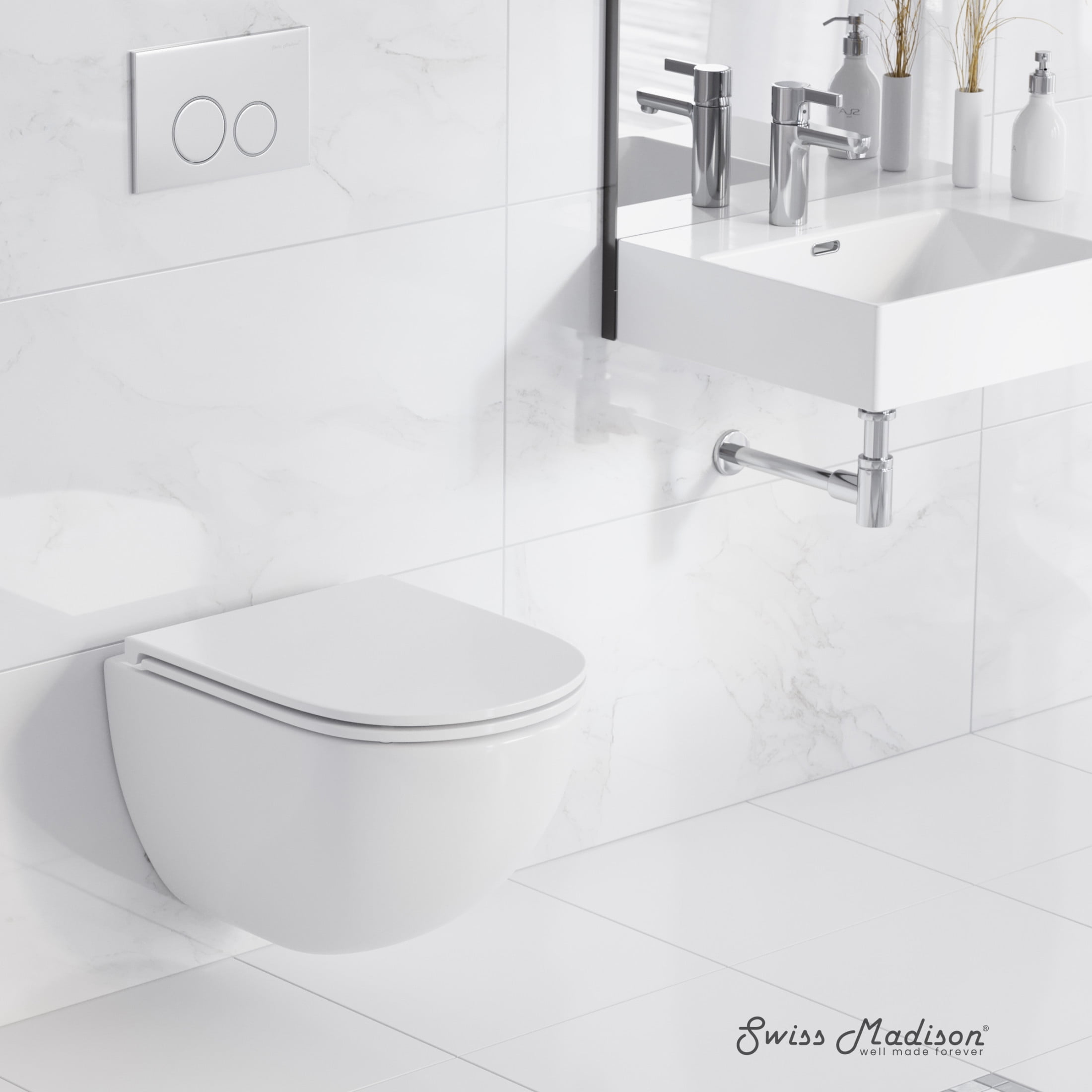 Swiss Madison Well Made Forever SM-WK449-01W - St. Tropez Wall