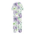 thumbnail image 5 of Puntoco-Conjunto de traje de dos piezas para mujer, top corto con cuello redondo y pantalones informales, estampado de verano, liquidación Puntoco Puntoco-3427, 5 of 5