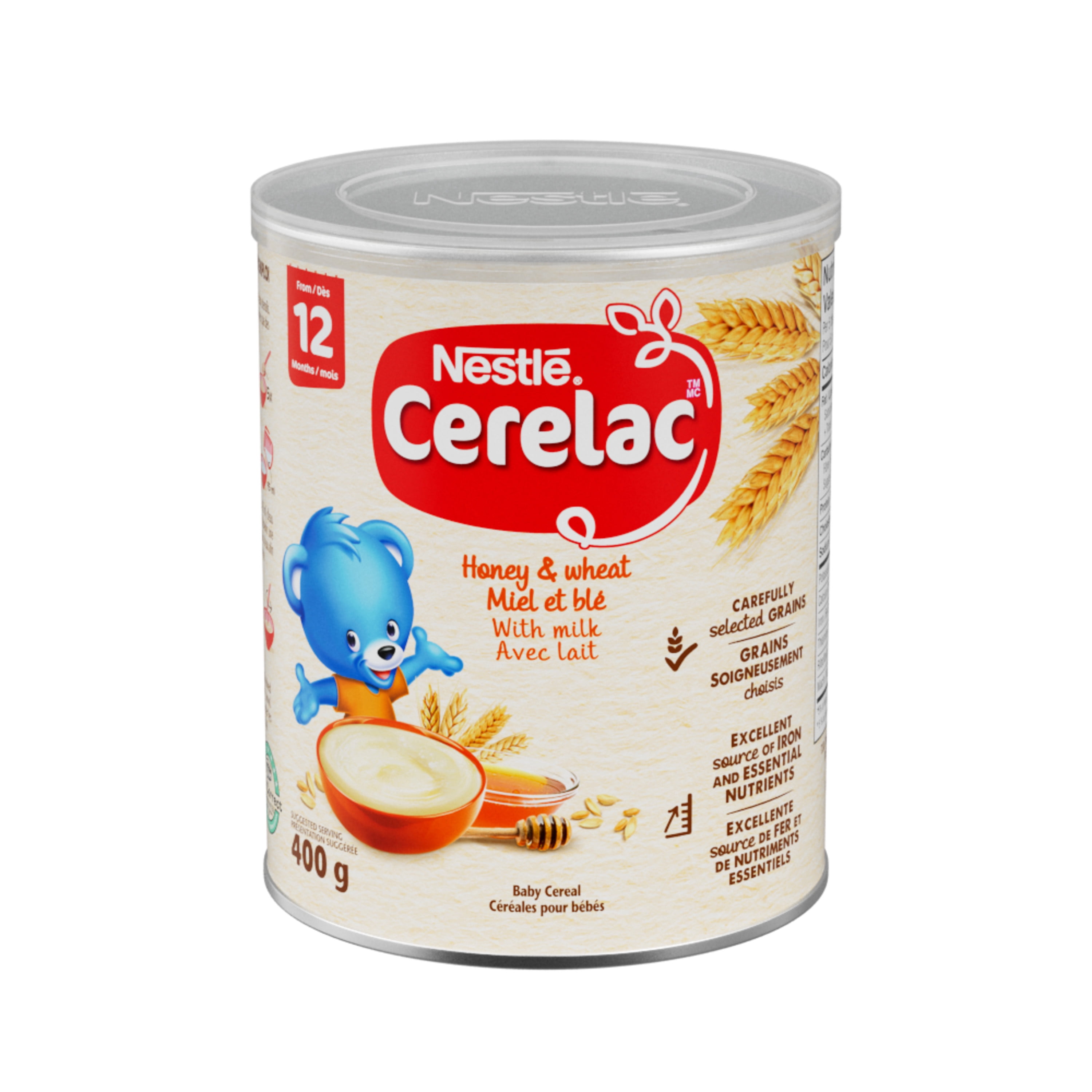 CERELAC Honey & Wheat With Milk Baby Cereal, Nutritious, Iron-Rich