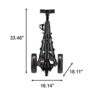 CaddyTek CaddyLite 11.5 V3 Golf Push and Pull Cart, Silver