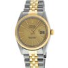 Pre-Owned Rolex Mens Datejust Steel & 18K Yellow Gold Champange Index Watch 16013 Jubilee