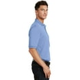 thumbnail image 2 of Port Authority ®  Heavyweight Cotton Pique Polo With Pocket.  K420p 3Xl Light Blue, 2 of 4