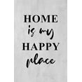 thumbnail image 2 of Aesthete 11x14 Black Ornate Wood Framed with Double Matting Museum Art Print Titled - Happy Home, 2 of 4