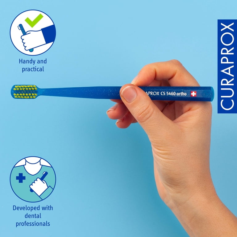 Curaprox, Ultra Soft Toothbrush, CS 5460 Ortho, V-Trim for Braces