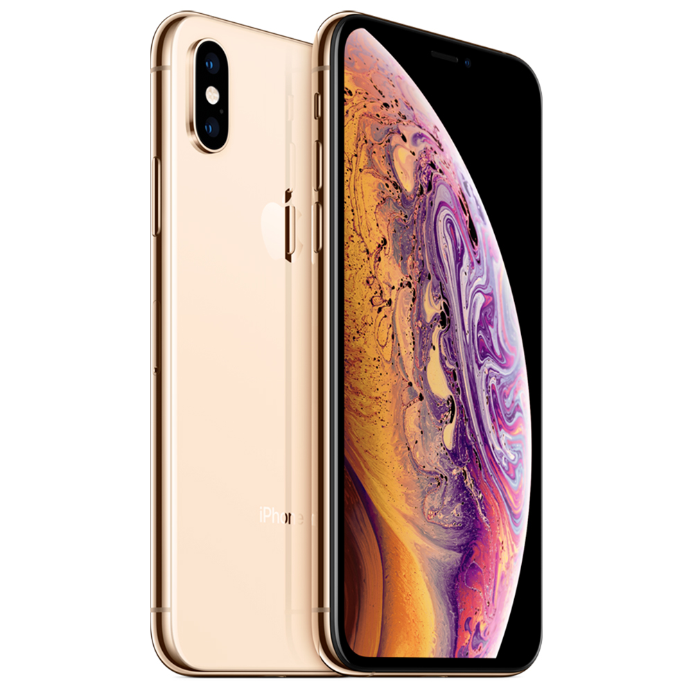 Apple iPhone XS (64GB) GSM Unlocked 5.8" 12MP 2160p Gold (Renewed