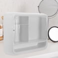 thumbnail image 4 of COSMOBETTY Wall Mounted Bathroom Shelf 1Set White Rectangular Storage for Home Decor, 4 of 8