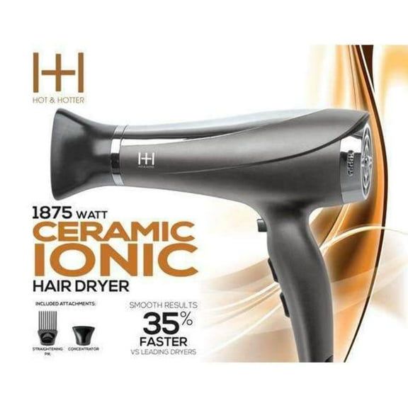 Hot Hotter Ceramic Ionic 1875 Hair Dryer (5903)