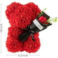 thumbnail image 4 of Rose Bear, Handmade Rose Teddy Bear, Christmas Teddy Bear Gift for Forever Preserving Roses, Mother's Day, Wedding and Anniversary, Bridal Gift, Birthday Gift, Valentine's Day, 4 of 5