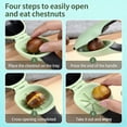 thumbnail image 4 of zhangmingg Ergonomic Food Opening Tool Stainless Steel -Function Nut for Chestnuts Walnuts Hazelnuts Kitchen Gadget, 4 of 6