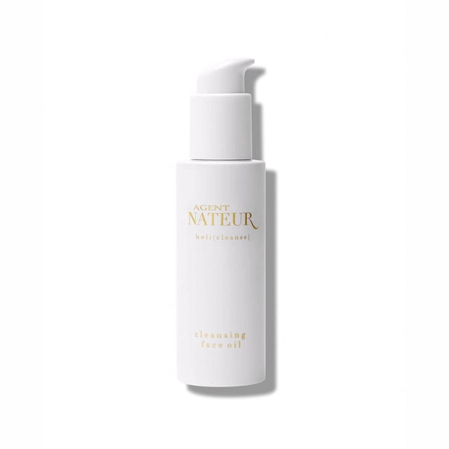 Agent Nateur - holi (limpieza) Aceite facial limpiador natural | Cuidado de la piel limpio y no tóxico de lujo (4 oz | 120 ml)