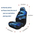 thumbnail image 2 of Goofa Blue Viper Snake Printed Car Seat Covers, Automotive Seat Covers for Cars Trucks and SUVs, Quick Setup Universal Fit Elastic Seat Covers-1, 2 of 6