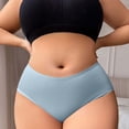 thumbnail image 6 of Bosfbaoi Underwear For Women Plus Size Seamless Underwear Mid-Rise Cotton Lined Panties, 6 of 7