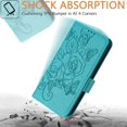 thumbnail image 5 of Funda para iPhone Xs Max con ranura para tarjeta de crédito, billetera magnética de cuero sintético., 5 of 5