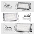 thumbnail image 2 of LED RGB Floodlight 50W 100W 150W LED Spotlight Waterproof IP65 Outdoor Projector Lighting With Remote Control ,Wide Application, 2 of 7
