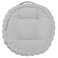 thumbnail image 3 of SAFAVIEH Alaris Solid Floor Pillow, 19" x 19", Silver, 3 of 4