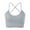 GY1, variant on DQRPSEETB Ribbed Tank Tops for Women Women's Sports Bra Padded Crossback Bustier without Underwire Spaghetti Straps Fitness Bra Push Up Stretch Longline Sports Bra Top Going Out Tops