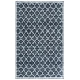 thumbnail image 2 of SAFAVIEH Arizona Shevon Trellis Polyester Area Rug, Black/Gray, 5' x 8', 2 of 13