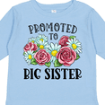 thumbnail image 4 of Inktastic Promoted to Big Sister with Flowers Girls Long Sleeve Toddler T-Shirt, 4 of 5