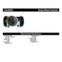 Centric Parts Drum Brake Wheel Cylinder P/N:134.66003 Fits select: 1969-1970 CHEVROLET C10, 1966-1970 CHEVROLET C20