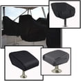 thumbnail image 3 of Boat Seat Cover 420D Oxford Fabric Waterproof Captains Chair Boat Seat Cover Resistant To Fading Pedestal Pontoon Chair Seat Cover（60*55*63cm black）, 3 of 5