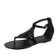 thumbnail image 2 of Las sandalias de las mujeres de moda visten zapatos casuales de talla grande para personas de verano perezosas Wmkox8yii  shjk1366, 2 of 8