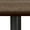 Studio Teak, Black Base, variant on KFI Studios Mode 2.5' Square Bistro Table, Designer White, Black Base