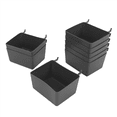 thumbnail image 1 of 32 Pieces Bins Kit Parts Storage Accessories Workbench Bins for Organizing Hardware(Grey), 1 of 7