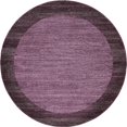 thumbnail image 1 of Unique Loom Del Mar Zone de Collection Tapis-Transitionnel Inspiré avec un Design Contemporain Moderne, 6' 0 x 6' 0 Rond, Violet/ivoire, 1 of 2